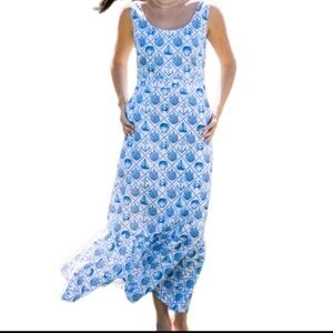 Kiel James Patrick - Sea Garden Midi Dress - Size 14 - Great Condition 👗✨